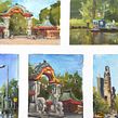 Pleinairmalerei Ölskizzen von Berlin (plein air oilsketches of Berlin) Ein Projekt aus dem Bereich Ölmalerei von Yo Rühmer - 13.08.2021