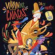 Cartel infantil para promocionar día de muertos. "Vivan las Calacas" Ein Projekt aus dem Bereich Design, Traditionelle Illustration, Grafikdesign, Zeichnung, Plakatdesign und Kinderillustration von Luis San Vicente - 27.08.2021