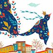 My project in Painting with Gouache: Create Poetic Illustrations course. Traditional illustration, Fine Arts, Painting, Artistic Drawing, and Gouache Painting project by Cagla Zimmermann - 08.28.2021