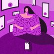  MTV Artist Ident Anxious. Traditional illustration, Animation, and Motion Graphics project by Yukai Du - 12.30.2017