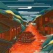  The Study of Chinese Ancient Towns. Un proyecto de Ilustración tradicional de Yukai Du - 01.01.2020