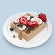 Paper Food Ein Projekt aus dem Bereich Design, Traditionelle Illustration und Kartonmodellbau von Sarah Louise Matthews - 31.08.2021