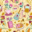 Amor por los Patterns 🧡 . Traditional illustration, Design, and Pattern Design project by Car Pintos - 09.01.2021