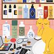 Vogue "shelfie". Un progetto di Illustrazione tradizionale, Illustrazione editoriale e Pittura gouache di Julia Bereciartu - 07.09.2021