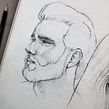 My project in Portrait Sketchbooking: Explore the Human Face course. Sketching, Drawing, Portrait Drawing, Artistic Drawing, and Sketchbook project by Gabriela Niko - 09.09.2021