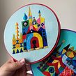 Disney Castles. Bordado projeto de Coricrafts - 01.09.2021