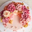 My project in Decorative Buttercream Flowers for Cake Design course. Design, e DIY projeto de Kate Kim - 13.09.2021