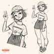 Character Sketches. Character Design, Sketching, Drawing, Portrait Drawing, and Digital Drawing project by Magdalina Dianova - 09.13.2021