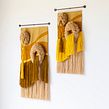 Série Verão e Quitanda. Tapeçarias manuais em tear de prego. Un progetto di Design, Artigianato e Belle arti di Luiza Caldari - 15.09.2021