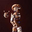 Robot & his Drone. Ilustração tradicional, Motion Graphics, e 3D projeto de Christophe Zidler - 16.09.2021