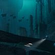 Underwater. Traditional illustration, Matte Painting, and Concept Art project by Carles Marsal - 09.21.2021