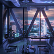 Dusk. 3D, and Traditional illustration project by Andrew Morgan - 09.25.2021