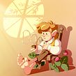 Hobbit Illustration Timelapse . Un proyecto de Ilustración tradicional, Cine, vídeo, televisión y Diseño de personajes de Memé Candia - 26.09.2021