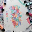 "In it for the long run". Lettering, H, e Lettering projeto de Snooze One - 10.08.2021