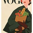 VOGUE COUVERTURE. Ilustração tradicional projeto de Kim ROSELIER - 02.10.2019