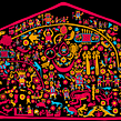 La fiesta de las imágenes en Los Andes. Traditional illustration project by Alvaro Arteaga - 09.27.2021