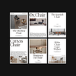 Interior visual exploration / Børge Mogensen & Hans J. Wegner. Un proyecto de Diseño, Diseño Web, Tipografía y Diseño de carteles de Andrea Jelic - 29.09.2021