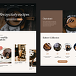 Web sections exploration. Un proyecto de Diseño y Diseño Web de Andrea Jelic - 29.09.2021