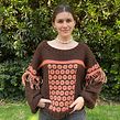 Sweater Lumina Jacquard. Design, Fiber Arts, Fashion Design, and Costume Design project by Jandi Gardiazabal - 10.05.2021