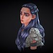Mystic girl. Un proyecto de 3D y Diseño de personajes de Javier Benver - 08.10.2021