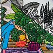 Watering plants. Patrón #skbdiy. Bordado projeto de Coricrafts - 06.10.2021