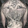L'INFERNO DANTESCO DI DORE' Ein Projekt aus dem Bereich Tattoodesign und Traditionelle Illustration von Marco Matarese - 09.10.2021