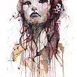 Strength - painted with ink and tea. Un proyecto de Bellas Artes de Carne Griffiths - 13.03.2011