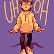 Uh Oh! (Digital). Projekt z dziedziny Trad, c, jna ilustracja i Manga użytkownika Caio Yo - 15.10.2021
