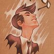 Good Bye, Hawkins (Markers + Color Pencils). Een project van Traditionele illustratie y Manga van Caio Yo - 15.10.2021
