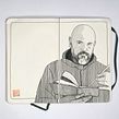 Cada Día un Dibujo. Un proyecto de Ilustración tradicional, Creatividad, Dibujo artístico, Instagram e Ilustración con tinta de David Morales - 01.01.2018
