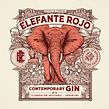 Elefante Rojo /// Gin Artesanal cordobés 🐘🇦🇷. Design, Traditional illustration, Packaging, Digital Design, T, pograph, Design, Product Design, Graphic Design, Art Direction, Pencil Drawing, Drawing, Digital Drawing, Artistic Drawing, Digital Illustration, and Botanical Illustration project by Emi Renzi - 10.18.2021