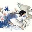 Yo soy la Feliz Violeta. Traditional illustration, and Editorial Illustration project by Karina Cocq Muñoz - 10.19.2021