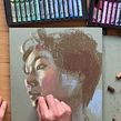 Royal Talens - product launch campaign. Un proyecto de Ilustración tradicional, Bellas Artes, Dibujo, Dibujo de Retrato y Bocetado de Chris Gambrell - 30.05.2020