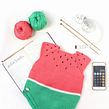 Pelele Sandia de Punto. Een project van Textiel,  Modeontwerp y Kostuumontwerp van Marta Porcel Vilchez - 12.06.2017