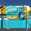 Mural Collab w/ Peter Phobia. Design, Ilustração tradicional, Comic, Ilustração digital, Lettering, e Tipografia projeto de David Leutert - 31.08.2019