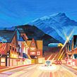Canadian Landscape. Traditional illustration project by Angela Pan - 10.20.2021