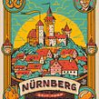 Nürnberg Poster. Projekt z dziedziny Trad, c, jna ilustracja, Design,  Reklama,  R, sunek, Portret,  R, sunek art, st, czn, R, sunek c, frow, R, sunek ołówkiem, Ilustracja c, frowa,  R, sunek architektoniczn,  R, sunek atramentem, Ilustracja w, dawnicza, Ilustracja naturalist, czna, T, pografia, Projektowanie t, pografii, T, pografia, Liternictwo c, frowe,  Pismo dekorac i jne użytkownika David Leutert - 18.09.2020