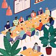 In the Moment Magazine . Traditional illustration project by Bett Norris - 10.22.2021