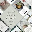 Paper Animated Stories - Social kit. Motion Graphics, Redes sociais, e Design para redes sociais projeto de Sparrow & Snow - 15.08.2018