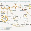 datavisualizations on the Bayreuther Festspiele, Wagner. Un proyecto de Ilustración tradicional, Diseño de la información e Infografía de Sonja Kuijpers - 27.07.2017