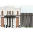 TEATRO SANTANDER. Lo real maravilloso.. Un proyecto de Ilustración tradicional, Música, Animación, Arquitectura, Bellas Artes, Escenografía, Infografía, Animación 2D, Dibujo, Ilustración digital, Arquitectura digital, Ilustración arquitectónica y Pintura digital de Carlos Díaz Consuegra - 30.10.2021