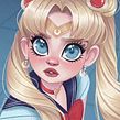 Sailor Moon redraw. Traditional illustration project by Ana Ilustra - 06.08.2020