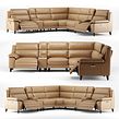 Plush boulevard modular sofa. 3D, 3D Modeling, and ArchVIZ project by Milan Stevanović - 07.30.2020