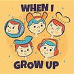 When i grow up… . Projekt z dziedziny Trad, c i jna ilustracja użytkownika Ed Vill - 09.11.2021