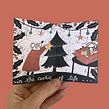Happy holidays card Ein Projekt aus dem Bereich Traditionelle Illustration und Design von SowiesoWies - 15.11.2021
