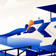 Club Med - Recruitment campaign. Traditional illustration, Design, Motion Graphics, Music, Advertising, and Art Direction project by Cyril Calgaro - 11.16.2021