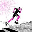Give Your Runs Some Muscle · GIFs Ein Projekt aus dem Bereich Traditionelle Illustration und 2-D-Animation von Martín Tognola - 01.06.2021