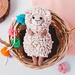 Oveja Ita. Fiber Arts, Amigurumi, and Character Design project by Lhylaraña - 11.25.2021