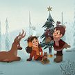 Christmas Adventure Children's Book. Un proyecto de Ilustración tradicional de Meike Schneider - 01.01.2020