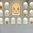 DIY neon sign using laser cutting. Set Design, Vector Illustration, and Decoration project by Amanda Woodcock - 11.12.2021